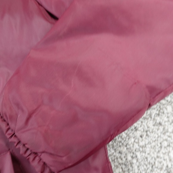 VTG Cal Craft Jacket Mens M Red Purple Sherpa Fleece Lined Windbreaker Coat USA - Picture 2 of 15